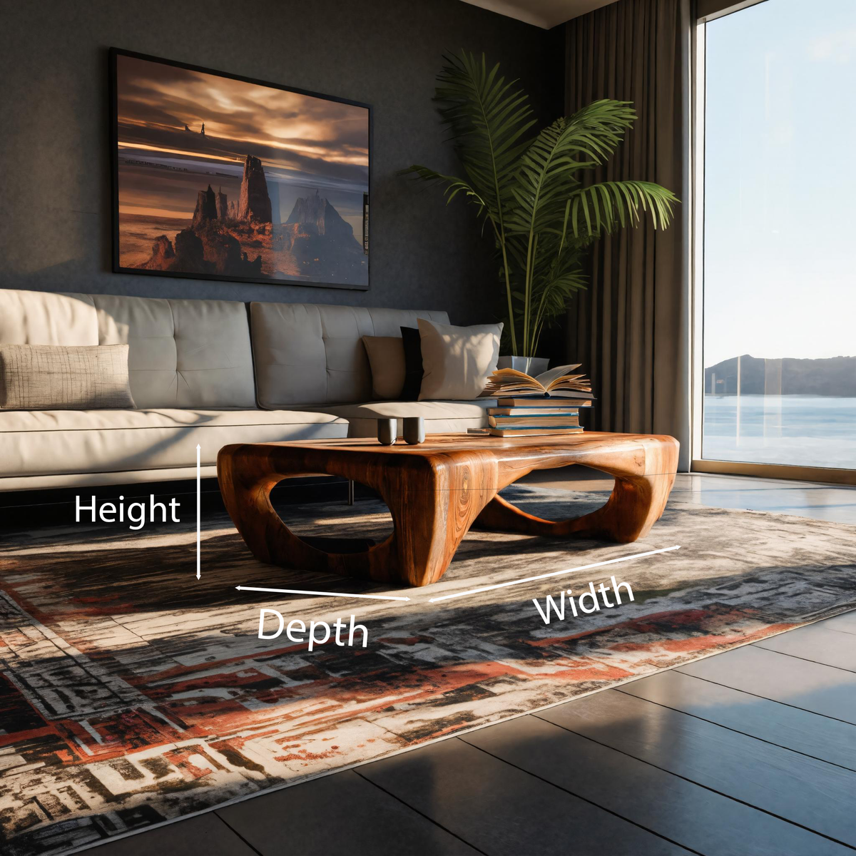 Modern Coffee Table For Living Or Bedroom Decor