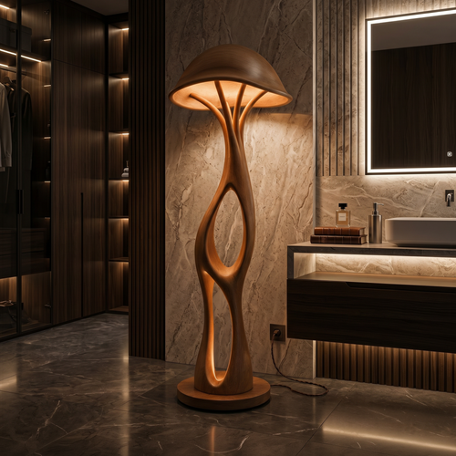 Contemporary Dome Mushroom Floor Lamp For Bedroom