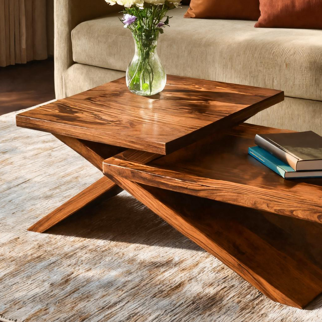 Rustic Coffee Table With Stylish Look For Living