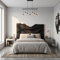 Rustic Headboard Slatted Bed Headboard For Bedroom