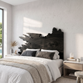 Organic Split Edge Headboard Wooden Bed Headboard For Bedroom