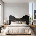 Natural Edge Headboard Wooden Bed Headboard For Bedroom