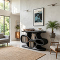 Contemporary Wooden Record Player Cabinet For Music Room