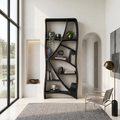 Minimalist Display Bookshelf For Cozy Lounge Corner