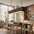 Organic Sculptural Wooden Hanging Light For Dining Room
