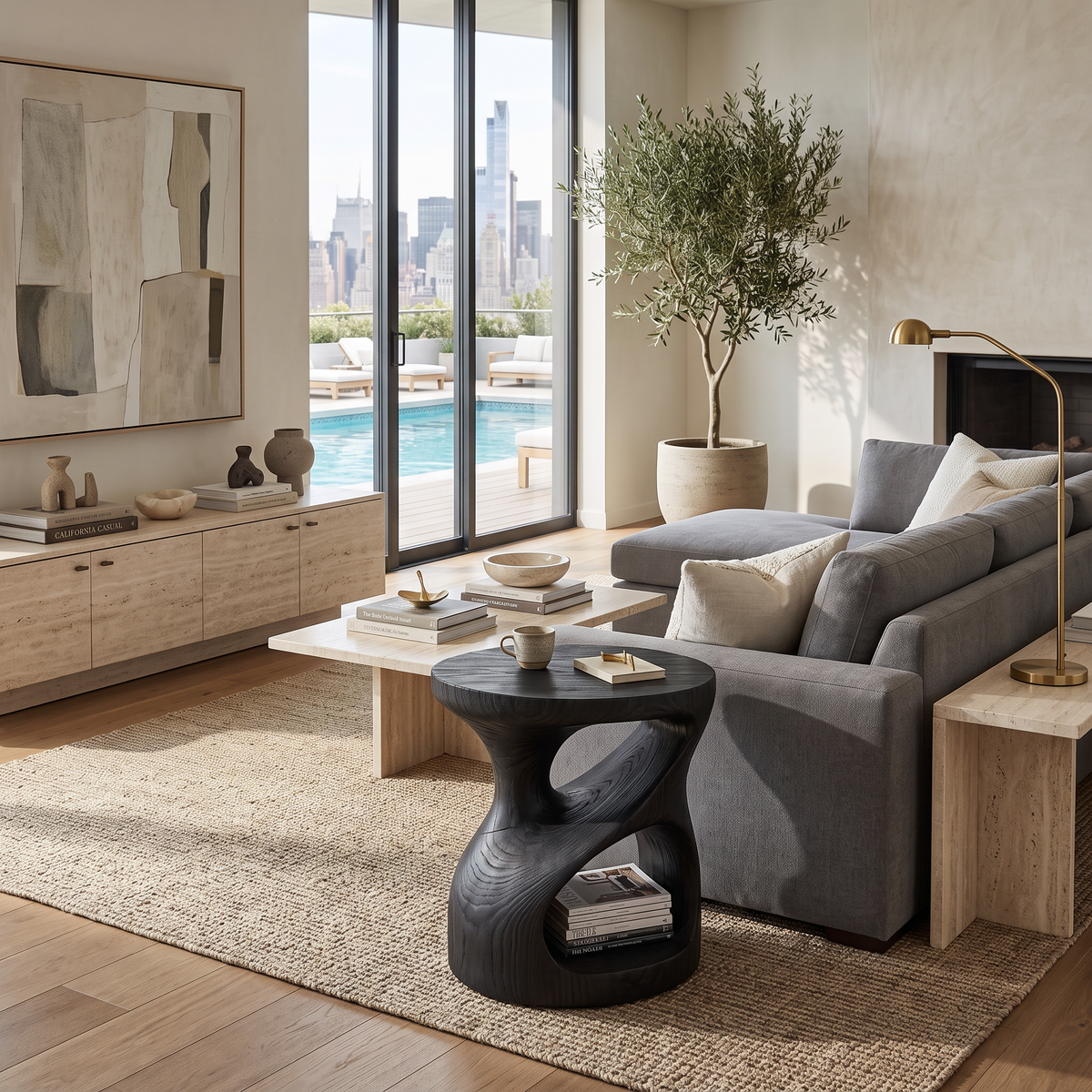 Versatile Side Table Practical Storage Design For Living Decor
