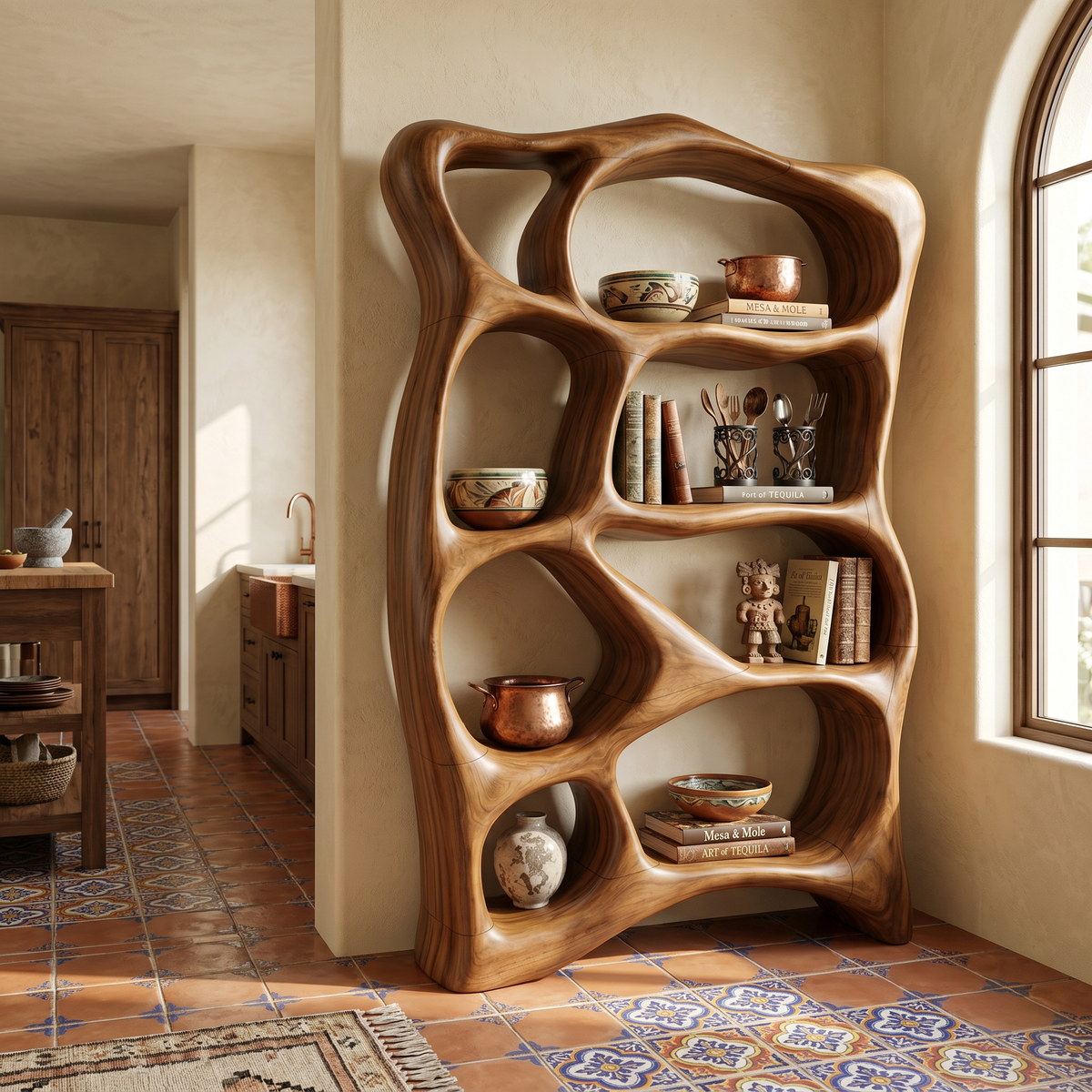 Contemporary Reading Bookshelf For Cozy Bedroom Interior