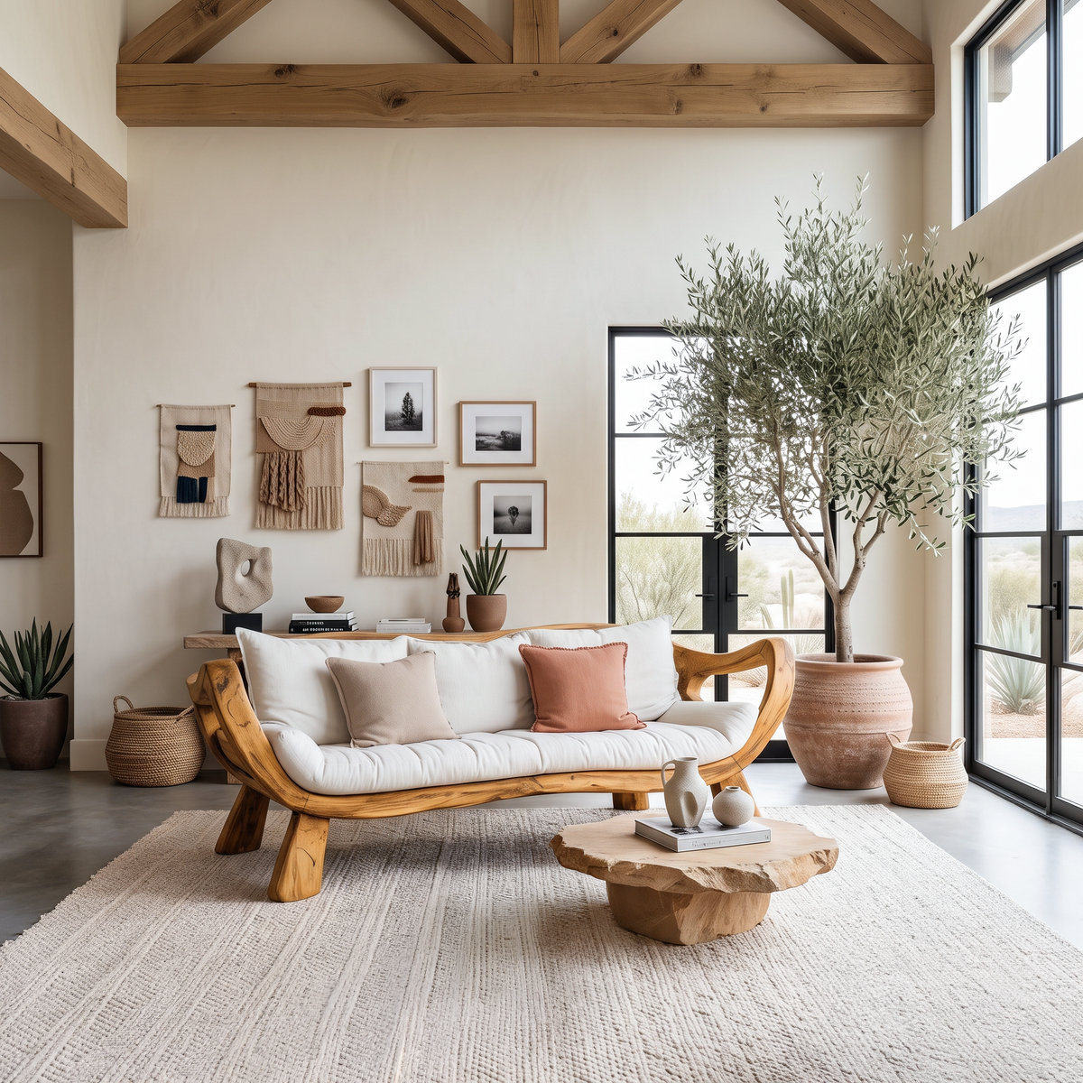 Handcrafted Rustic Sofa For Living Room Or Lounge