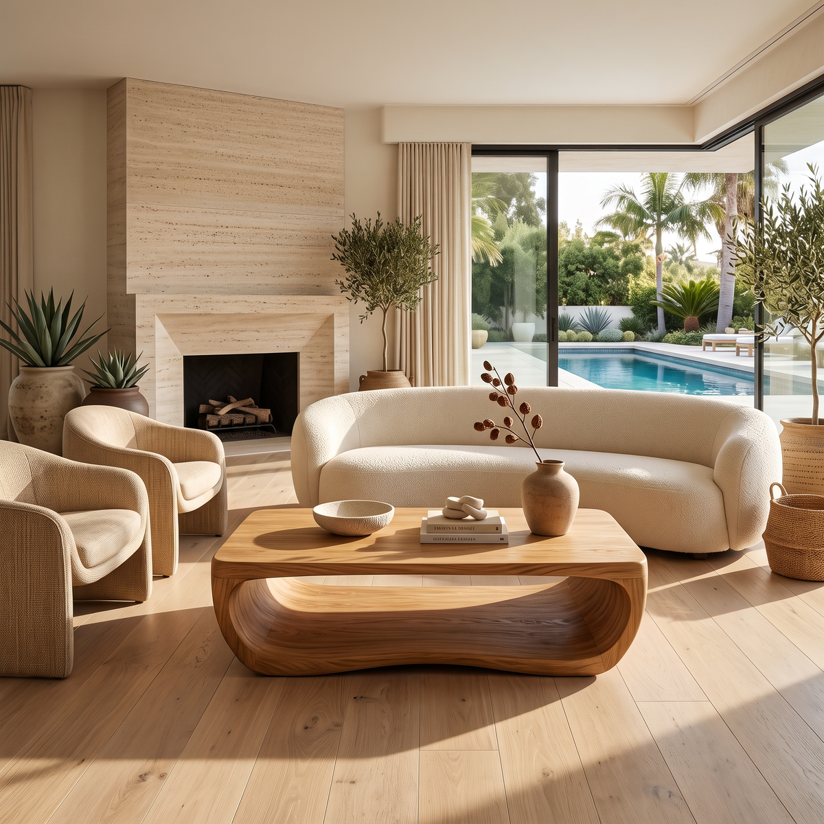 Modern Coffee Table Sculpture Design For Living Room