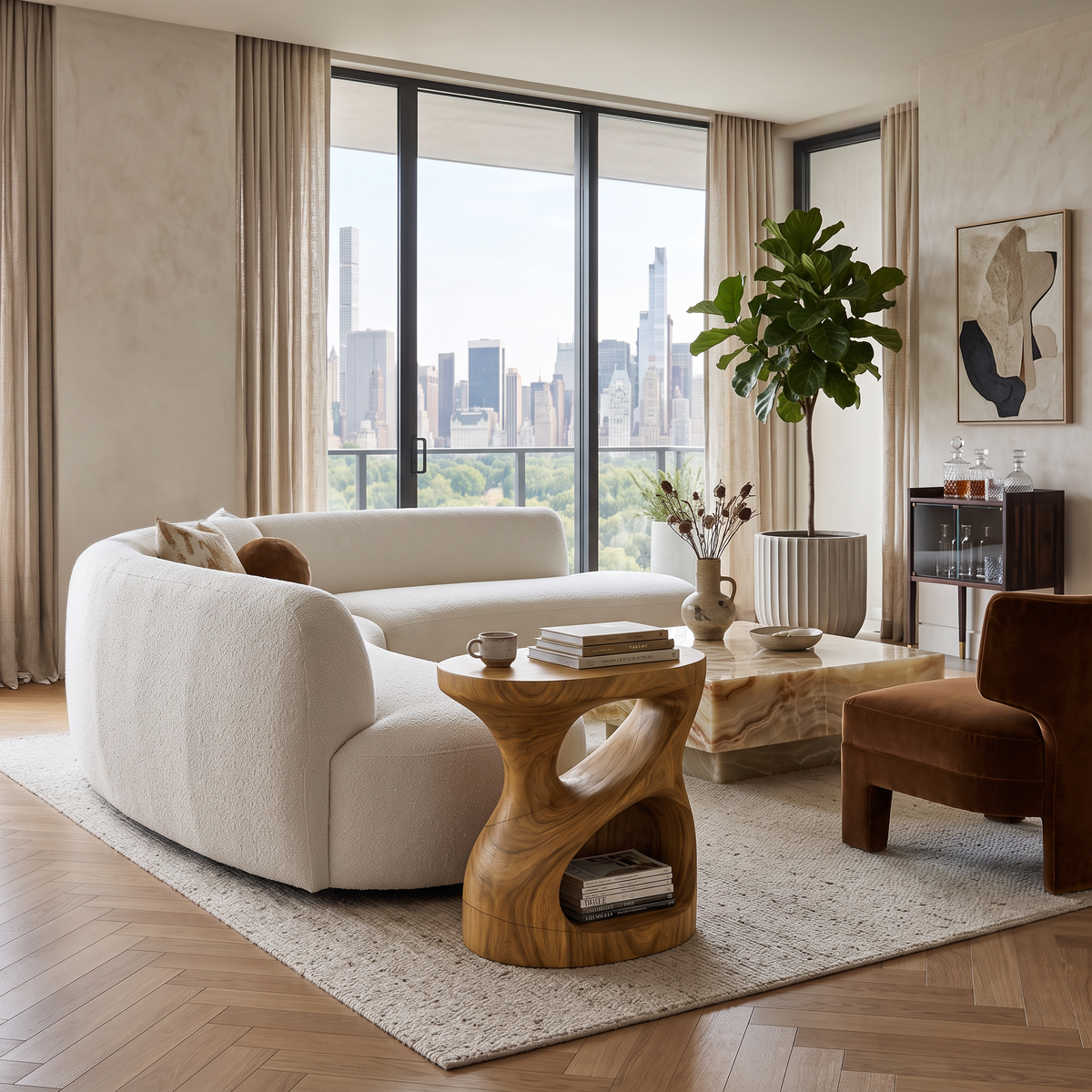 Versatile Side Table Practical Storage Design For Living Decor