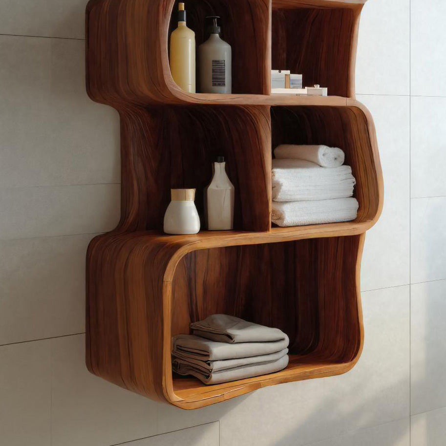 Minimal Wall Bathroom Shelf For Bathroom Interior