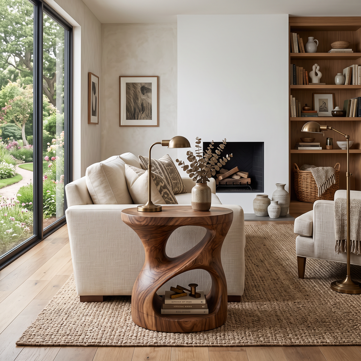 Versatile Side Table Practical Storage Design For Living Decor