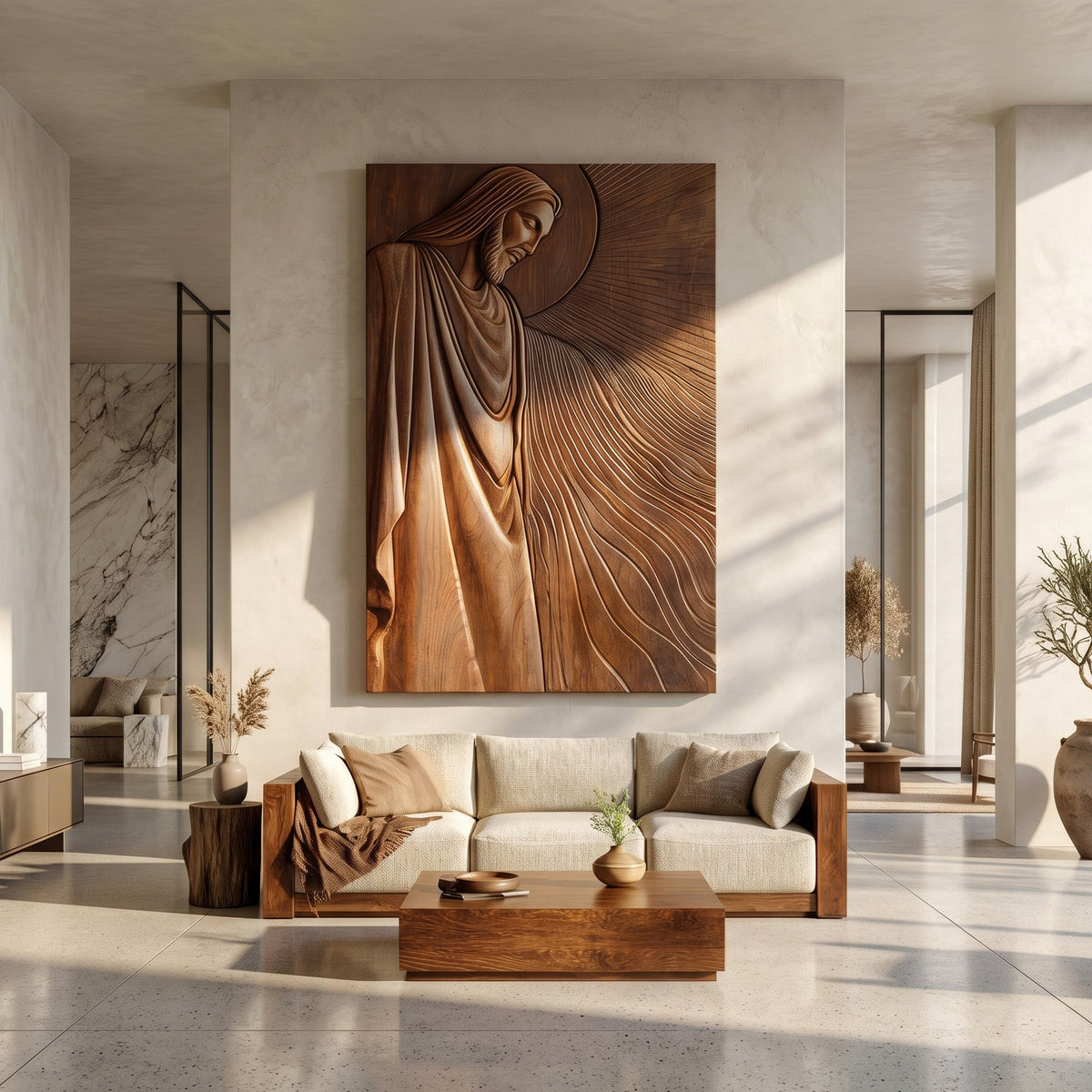 Organic Modern Sacred Wall Art For Living Room