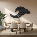 Abstract Ocean Wave Wall Sculpture For Living Room