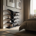 Contemporary Curved Bookshelf For Modern Interior